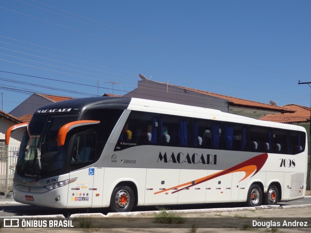 Auto Ônibus Macacari 7098 na cidade de Trindade, Goiás, Brasil, por Douglas Andrez. ID da foto: 6756314.