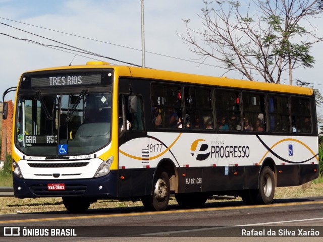 Viação Progresso RJ 191.036 na cidade de Paraíba do Sul, Rio de Janeiro, Brasil, por Rafael da Silva Xarão. ID da foto: 6757572.