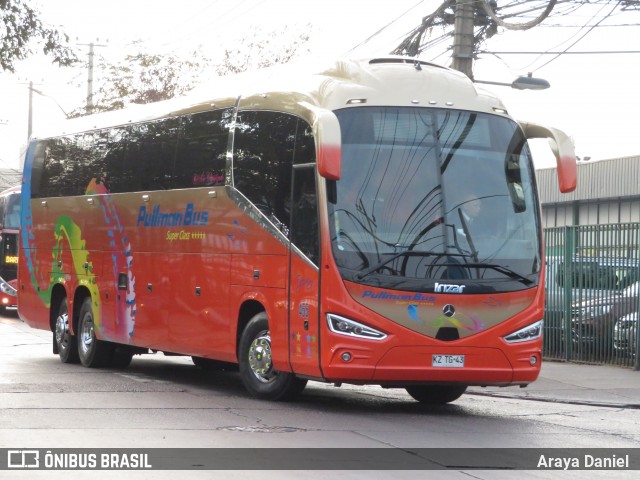 Pullman Bus 455 na cidade de Estación Central, Santiago, Metropolitana de Santiago, Chile, por Araya Daniel . Número da foto: #6757187.