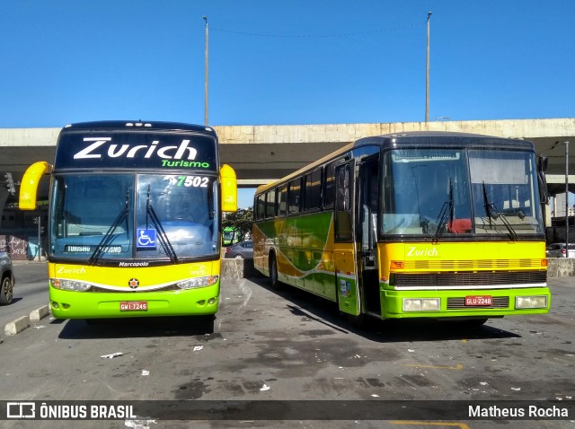 Zurich Turismo 7500 na cidade de Belo Horizonte, Minas Gerais, Brasil, por Matheus Rocha. Número da foto: #6756734.
