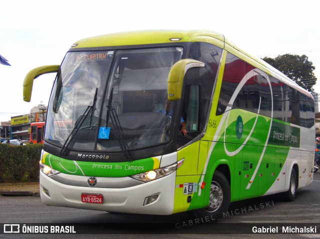 Expresso Princesa dos Campos 6466 na cidade de Ponta Grossa, Paraná, Brasil, por Gabriel Michalski. Número da foto: #6757790.