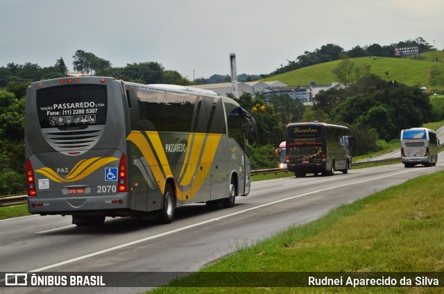 Passaredo Transporte e Turismo 2070 na cidade de Santa Isabel, São Paulo, Brasil, por Rudnei Aparecido da Silva. Número da foto: #6759291.