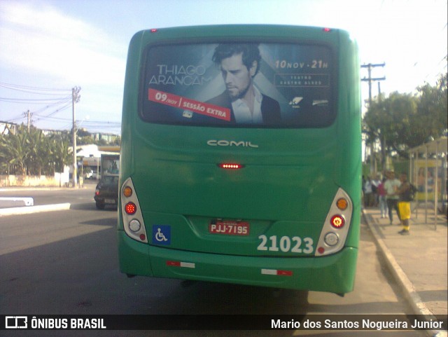 OT Trans - Ótima Salvador Transportes 21023 na cidade de Salvador, Bahia, Brasil, por Mario dos Santos Nogueira Junior. Número da foto: #6758892.
