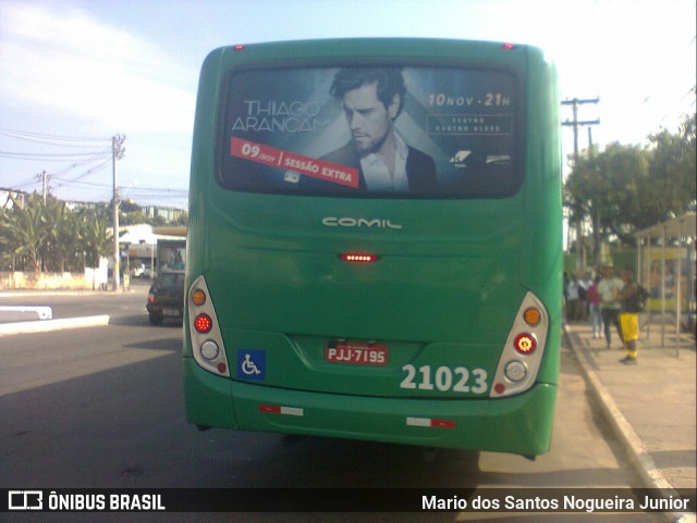 OT Trans - Ótima Salvador Transportes 21023 na cidade de Salvador, Bahia, Brasil, por Mario dos Santos Nogueira Junior. ID da foto: 6758892.