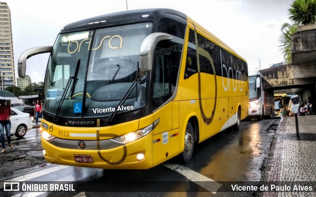 Brisa Ônibus 9112 na cidade de Belo Horizonte, Minas Gerais, Brasil, por Vicente de Paulo Alves. ID da foto: 6758280.