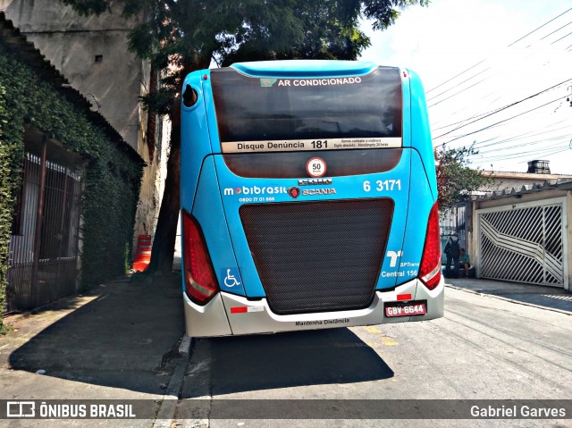 Viação Paratodos > São Jorge > Metropolitana São Paulo > Mobibrasil 6 3171 na cidade de São Paulo, São Paulo, Brasil, por Gabriel Garves. Número da foto: #6758776.