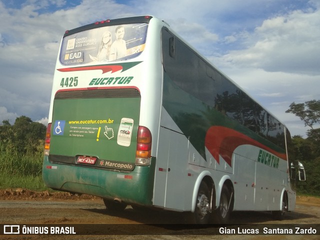 Eucatur - Empresa União Cascavel de Transportes e Turismo 4425 na cidade de Ji-Paraná, Rondônia, Brasil, por Gian Lucas  Santana Zardo. Número da foto: #6759740.