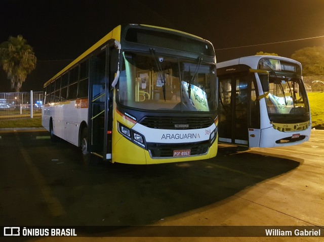 Viação Araguarina 3169 na cidade de Goiânia, Goiás, Brasil, por William Gabriel. ID da foto: 6758330.