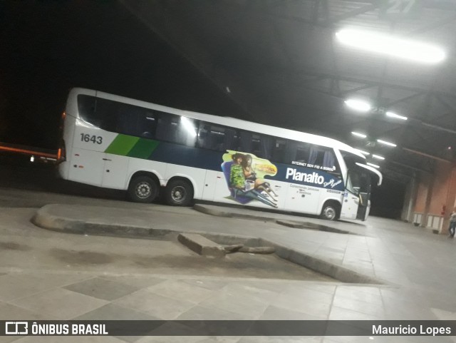 Planalto Transportes 1643 na cidade de Santa Maria, Rio Grande do Sul, Brasil, por Mauricio Lopes. ID da foto: 6758299.