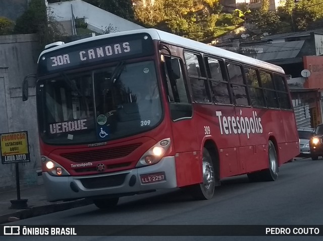 Viação Dedo de Deus 309 na cidade de Teresópolis, Rio de Janeiro, Brasil, por PEDRO COUTO. Número da foto: #6758482.