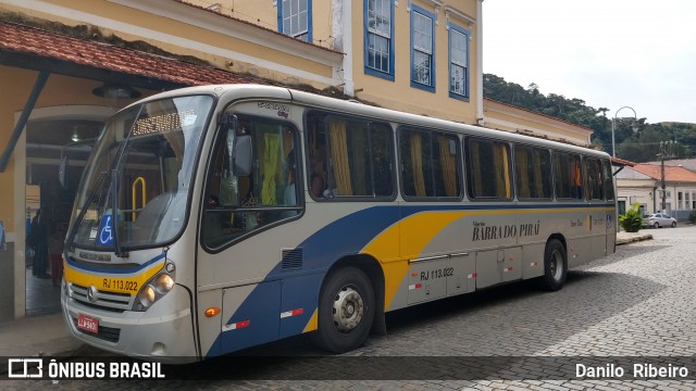 Viação Barra do Piraí Turismo RJ 113.022 na cidade de Valença, Rio de Janeiro, Brasil, por Danilo  Ribeiro. ID da foto: 6758399.