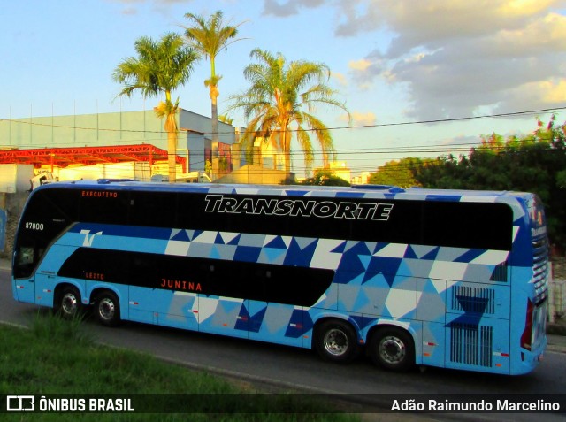 Transnorte - Transporte e Turismo Norte de Minas 87800 na cidade de Belo Horizonte, Minas Gerais, Brasil, por Adão Raimundo Marcelino. ID da foto: 6760347.