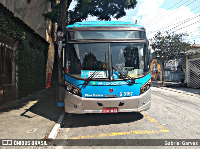 Viação Paratodos > São Jorge > Metropolitana São Paulo > Mobibrasil 6 3167 na cidade de São Paulo, São Paulo, Brasil, por Gabriel Garves. Número da foto: #6758768.