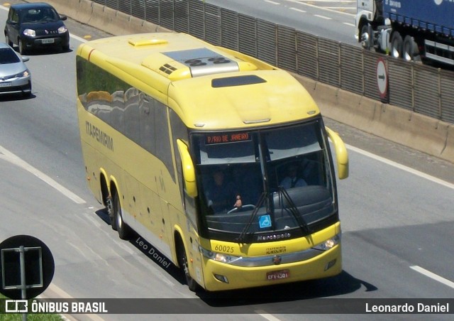 Viação Itapemirim 60025 na cidade de Aparecida, São Paulo, Brasil, por Leonardo Daniel. Número da foto: #6761402.