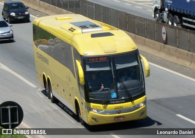 Viação Itapemirim 60025 na cidade de Aparecida, São Paulo, Brasil, por Leonardo Daniel. ID da foto: 6761402.