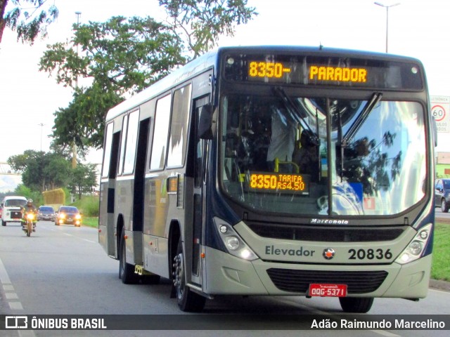 SM Transportes 20836 na cidade de Belo Horizonte, Minas Gerais, Brasil, por Adão Raimundo Marcelino. Número da foto: #6762043.