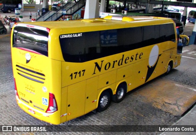 Viação Nordeste 1717 na cidade de Fortaleza, Ceará, Brasil, por Leonardo Costa. Número da foto: #6762508.