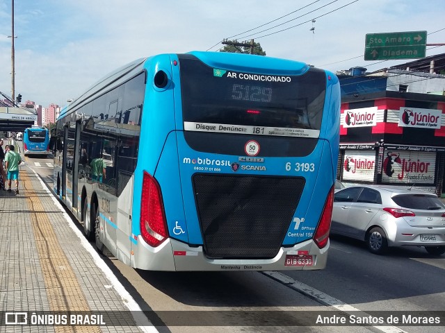 Viação Paratodos > São Jorge > Metropolitana São Paulo > Mobibrasil 6 3193 na cidade de São Paulo, São Paulo, Brasil, por Andre Santos de Moraes. Número da foto: #6761314.