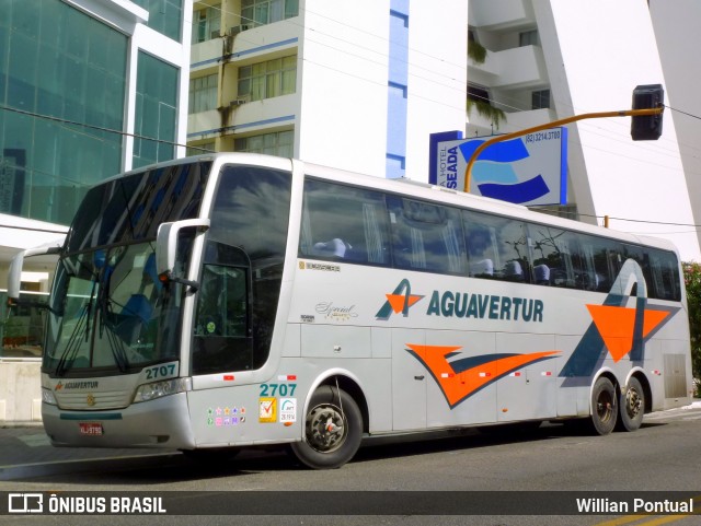 Aguavertur Turismo 2707 na cidade de Maceió, Alagoas, Brasil, por Willian Pontual. Número da foto: #6762283.