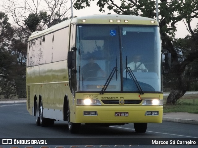 Viação Itapemirim 45345 na cidade de Brasília, Distrito Federal, Brasil, por Marcos Sá Carneiro. ID da foto: 6764032.