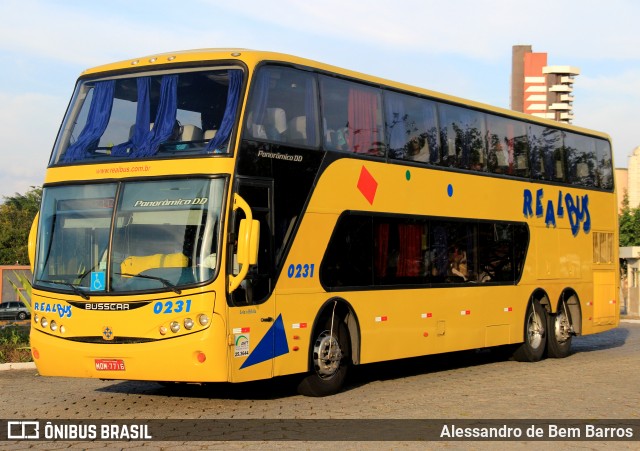 Expresso Real Bus 0231 na cidade de Campina Grande, Paraíba, Brasil, por Alessandro de Bem Barros. Número da foto: #6764727.