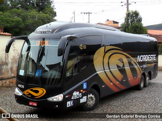 Expresso Nordeste 4805 na cidade de Ouro Preto, Minas Gerais, Brasil, por Gerdan Gabriel Bretas Corrêa. ID da foto: 6764256.