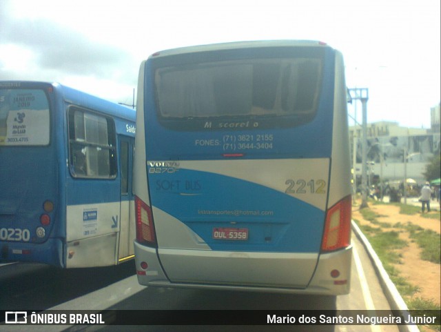 Lis Transportes 2212 na cidade de Salvador, Bahia, Brasil, por Mario dos Santos Nogueira Junior. Número da foto: #6763229.