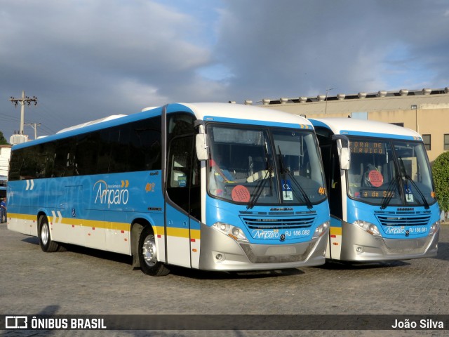 Viação Nossa Senhora do Amparo RJ 186.082 na cidade de Maricá, Rio de Janeiro, Brasil, por João Silva. ID da foto: 6763513.