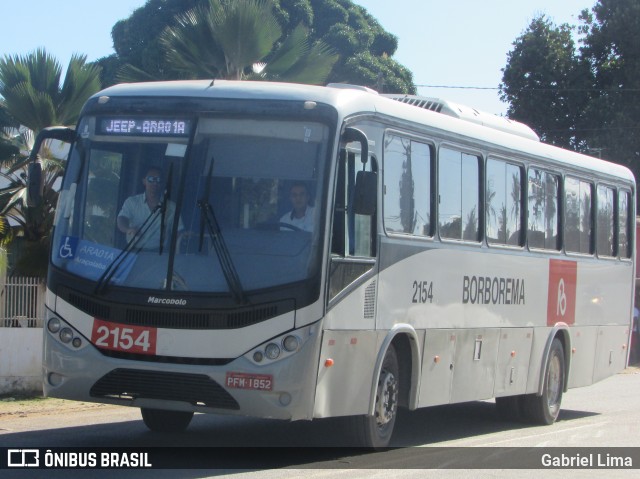 Borborema Imperial Transportes 2154 na cidade de Araçoiaba, Pernambuco, Brasil, por Gabriel Lima. Número da foto: #6766629.