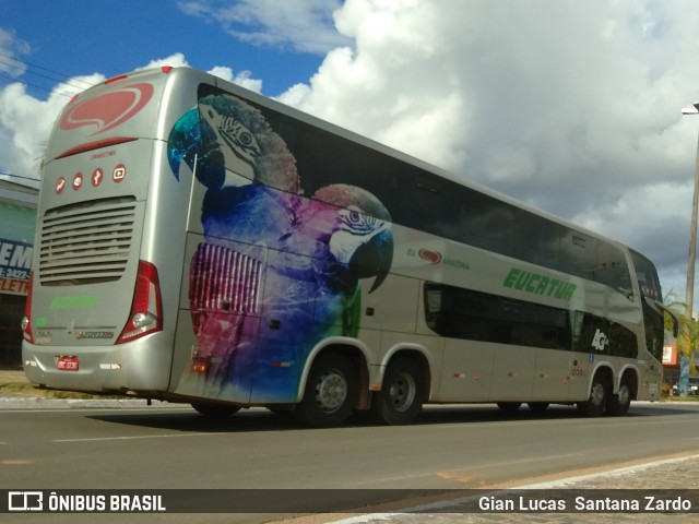 Eucatur - Empresa União Cascavel de Transportes e Turismo 5312 na cidade de Ji-Paraná, Rondônia, Brasil, por Gian Lucas  Santana Zardo. ID da foto: 6766440.