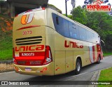 Transportes Única Petrópolis RJ 163.073 na cidade de Petrópolis, Rio de Janeiro, Brasil, por Victor Henrique. Número da foto: #:id.