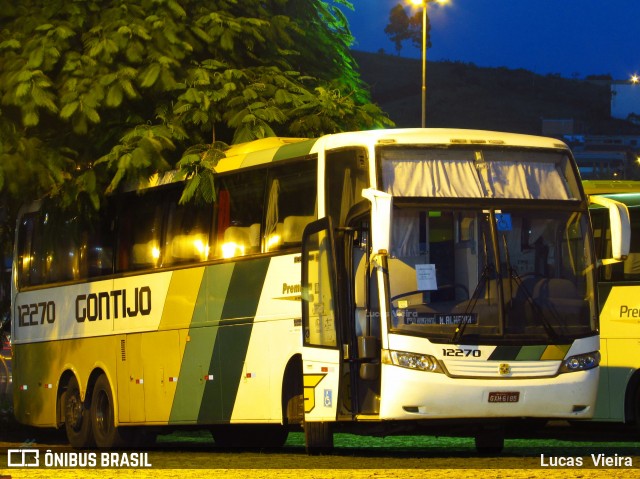 Empresa Gontijo de Transportes 12270 na cidade de João Monlevade, Minas Gerais, Brasil, por Lucas Vieira. ID da foto: 6700963.