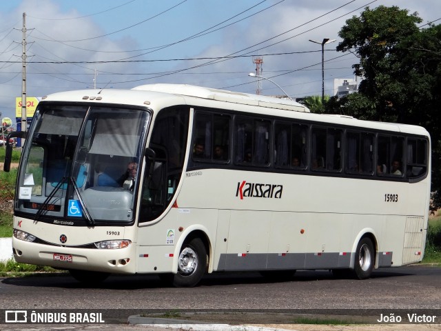 Kaissara - Viação Caiçara 15903 na cidade de Teresina, Piauí, Brasil, por João Victor. ID da foto: 6701259.