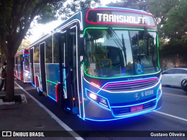 Trans Wolff Transportes e Turismo 6 6598 na cidade de São Paulo, São Paulo, Brasil, por Gustavo Oliveira. ID da foto: 6702189.