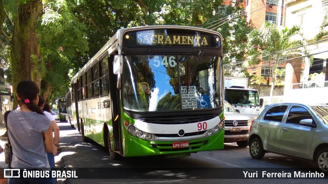 Belém Rio Transportes BD-54627 na cidade de Belém, Pará, Brasil, por Yuri Ferreira Marinho. ID da foto: 6700009.