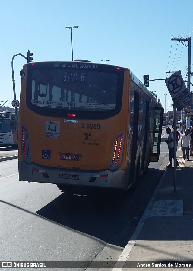 Transunião Transportes 3 6289 na cidade de São Paulo, São Paulo, Brasil, por Andre Santos de Moraes. Número da foto: #6699974.