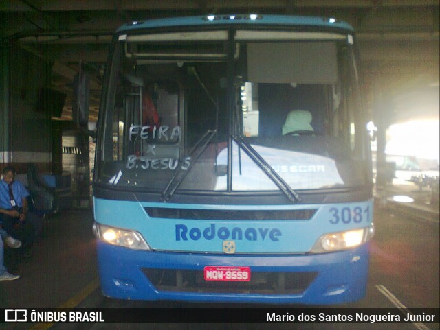 Rodonave 3081 na cidade de Feira de Santana, Bahia, Brasil, por Mario dos Santos Nogueira Junior. ID da foto: 6700232.