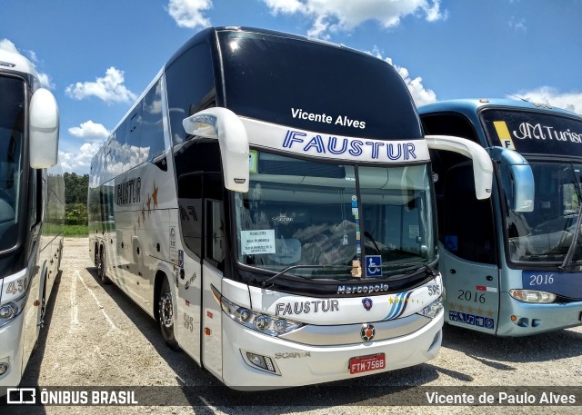 Faustur Turismo 595 na cidade de Aparecida, São Paulo, Brasil, por Vicente de Paulo Alves. ID da foto: 6700273.