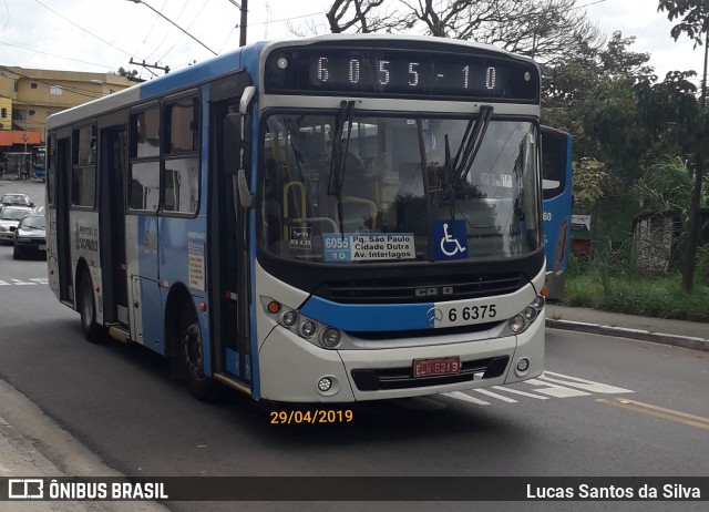 Transwolff Transportes e Turismo 6 6375 na cidade de São Paulo, São Paulo, Brasil, por Lucas Santos da Silva. Número da foto: #6699933.