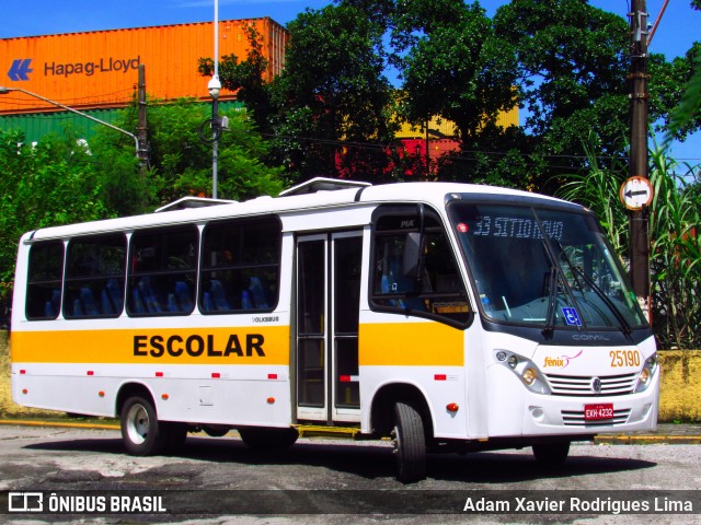 Rápido Expresso Fênix Viação 25190 na cidade de Cubatão, São Paulo, Brasil, por Adam Xavier Rodrigues Lima. Número da foto: #6769032.