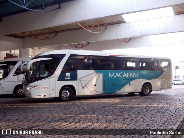 Rápido Macaense 6038 na cidade de Joinville, Santa Catarina, Brasil, por Paulinho Sartor. Número da foto: #6768695.