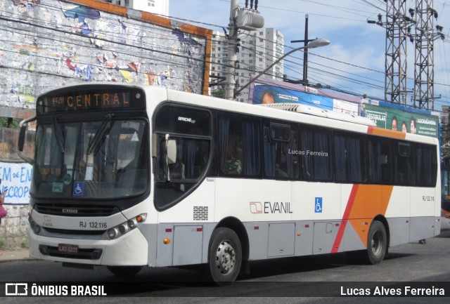 Evanil Transportes e Turismo RJ 132.116 na cidade de Nova Iguaçu, Rio de Janeiro, Brasil, por Lucas Alves Ferreira. Número da foto: #6767889.