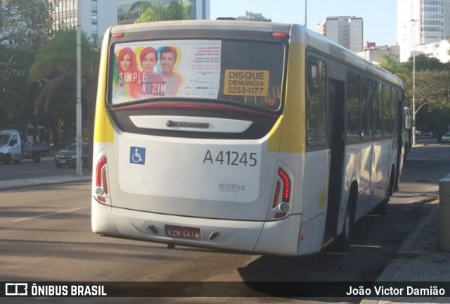 Real Auto Ônibus A41245 na cidade de Rio de Janeiro, Rio de Janeiro, Brasil, por João Victor Damião. Número da foto: #6768177.