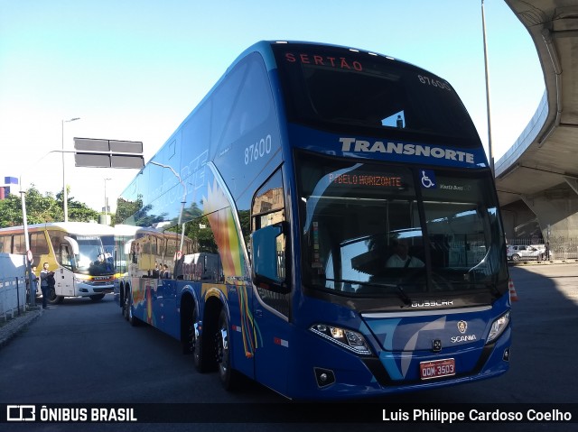 Transnorte - Transporte e Turismo Norte de Minas 87600 na cidade de Belo Horizonte, Minas Gerais, Brasil, por Luis Philippe Cardoso Coelho. Número da foto: #6769675.