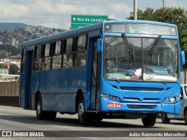 Ônibus Particulares 9124 na cidade de Belo Horizonte, Minas Gerais, Brasil, por Adão Raimundo Marcelino. ID da foto: 6769181.