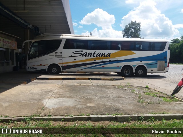 Empresas de Transportes Santana e São Paulo 2800 na cidade de Cruz das Almas, Bahia, Brasil, por Flávio  Santos. ID da foto: 6767594.