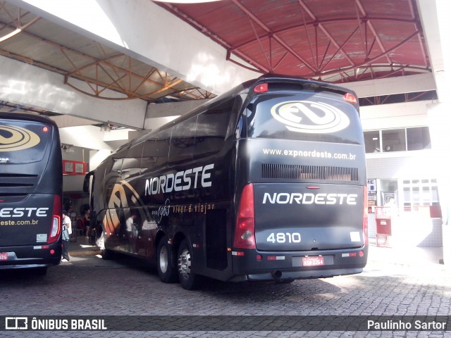 Expresso Nordeste 4810 na cidade de Joinville, Santa Catarina, Brasil, por Paulinho Sartor. Número da foto: #6772088.