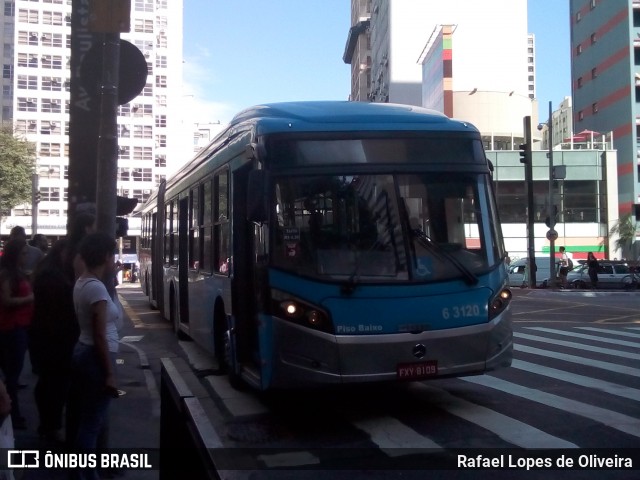 Viação Paratodos > São Jorge > Metropolitana São Paulo > Mobibrasil 6 3120 na cidade de São Paulo, São Paulo, Brasil, por Rafael Lopes de Oliveira. Número da foto: #6770117.