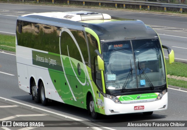 Expresso Princesa dos Campos 6443 na cidade de Campo Largo, Paraná, Brasil, por Alessandro Fracaro Chibior. Número da foto: #6771040.