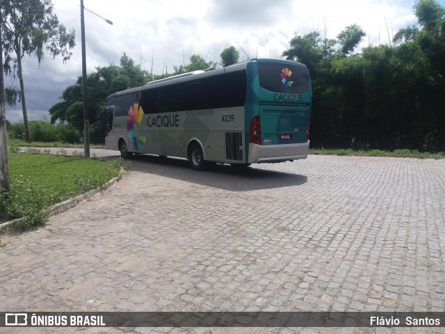 Cacique Transportes 4239 na cidade de Cruz das Almas, Bahia, Brasil, por Flávio  Santos. ID da foto: 6770178.